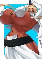 1girls big_breasts bleach blonde_hair huge_breasts large_breasts looking_at_viewer strongmoist tia_harribel