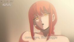 1boy ahe_gao ahoge animated audible_speech blunt_bangs braid breasts chainsaw_man commentary completely_nude crop_top cum cum_in_pussy english_audio english_commentary female highres huge_ahoge large_breasts long_hair m_slib_art makima_(chainsaw_man) moaning narrow_waist nipuru_studio nude opennsfw penis pussy red_hair sex sex_from_behind short_shorts shorts sidelocks single_braid sound tagme thick_thighs thighs tongue tongue_out vaginal_penetration video yellow_eyes