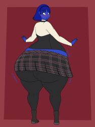 big_ass blueberry_inflation bubble_butt female huge_ass inflation lj_caffie makoto_niijima thick_thighs wide_hips