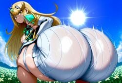 1girls ai_generated big_ass big_breasts blonde_hair bubble_ass bubble_butt curvaceous curvy_female earrings eyes female female_focus gold_eyes hourglass_figure huge_ass light-skinned_female light_skin long_hair monolith_soft mythra_(xenoblade) nintendo pawg squatting thick thick_ass thick_thighs voluptuous voluptuous_female wide_hips xenoblade_(series) xenoblade_chronicles_2 xylobuttz