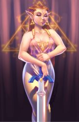 princess zelda from nintendo by negarobo