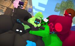 1boy 5_girls big_ass big_breasts big_butt big_penis blue_penis bombei_(omegabrawl) breasts endie_(mutantnight) hb_(hb_the_ender) hbtheender meggy_(omegabrawl) penis slimer_(stemingbunbun) tagme thick_thighs valentine's_day wide_hips zinnia_(stemingbunbun)