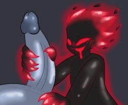 big_cock blush cock cock_worship gay madness_combat masturbating red_eyes sunnypawsy the_auditor