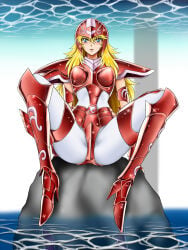 1girls 2010s 2015 armor armored_female artist_request blonde_hair blush female full_body helmet light-skinned_female light_skin long_hair looking_at_viewer mariners mermaid_thetis open_mouth saint_seiya skimpy skimpy_armor solo spread_legs tagme_(artist) water