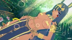 1girl 1girls 3d 3d_(artwork) 3d_artwork 3d_model 3d_render anime anime_character band-aid band-aid_on_nipple band-aids bandaid bandaid_on_breast bandaid_on_chest bandaid_pasties bandaids bandaids_on_nipples blunt_bangs brown-skinned_female brown_areola brown_areolae brown_nipples brown_skin brown_skinned_female egyptian egyptian_female eyebrows_visible_through_hair face_markings face_marks fanart fate/grand_order fate_(series) forest forest_background forest_setting hairband jackal_ears lean_figure narrow_waist nature nature_background nitocris_(fate) nitocris_(fate/grand_order) outdoor outdoor_background outdoor_nudity outdoors outside outside_nudity purple-eyed_female purple-haired_female purple_eyebrows purple_eyes purple_hair sidelocks slender_body slender_waist slim_female slim_waist yee.exe