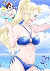 1boy 1boy1girl 1girls absurd_res absurd_resolution absurdres armpit_crease armpits beach bikini bikini_bottom bikini_top black_eyes black_hair blowing_whistle blue_bikini blue_bikini_bottom blue_bikini_top blue_eyes blue_panties blue_swimsuit blush boruto:_naruto_next_generations boyfriend-girlfriend canon_costume canon_couple canonical_outfit chibi cleavage couple cute ear_piercing earrings female female_focus flip_flops goggles goggles_around_neck hair_flower hair_over_one_eye headwear heart_symbol hi_res high_resolution highres husband_and_wife ino_yamanaka jewelry lifeguard light-skinned_female light-skinned_male light_skin male male/female married_couple medium_breasts naruto naruto_(series) naruto_mobile naruto_shippuden ocean outdoors outside pale-skinned_female pale-skinned_male pale_skin panties ponytail pose posing red_trunks romantic romantic_ambiance romantic_couple sai sandals shonen_jump shounen_jump shueisha sky smile smiling standing straight swimming_trunks swimsuit tied_hair trunks underboob very_high_resolution watermark weekly_shonen_jump weekly_shounen_jump whistle whistle_in_mouth white_skin yamanaka_ino