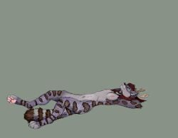 animated anthro blood bodily_fluids brain crush death digital_media_(artwork) domestic_cat felid feline felis female gore jeffusherb mammal misleading_thumbnail organs peshu pixel_(artwork) pixel_animation rock solo