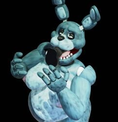 2025 3d_(artwork) 4_fingers animatronic anthro areola belly big_belly big_moobs blender_(artwork) blue_body bonnie_(fnaf) deep_throat digital_media_(artwork) dildo fellatio fingers five_nights_at_freddy's front_view gesture green_eyes huge_belly huge_moobs lagomorph leporid machine male mammal moobs multicolored_body nipples nude oral oral_penetration overweight overweight_anthro overweight_male penetration penile rabbit robot scottgames sex sex_toy simple_background solo teeth tongue wynter_faver