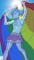 femboy girly_boy kirli_art kirlia male_only pokemon_(species) pride_color_flag sissy vertig0_art