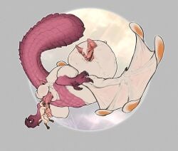 animal_genitalia animal_penis anthro anthro_on_feral anthro_penetrating anthro_penetrating_feral anus balls bestiality big_balls big_penis bodily_fluids capcom claws cum cum_in_penis cum_inside duo erection extreme_size_difference felid feline felyne feral feral_penetrated flying_wyvern fur genital_fluids genitals hi_res hugging_penis lynian male male/male male_on_feral male_penetrated male_penetrating male_penetrating_male mammal membrane_(anatomy) membranous_wings monster_hunter mythological_creature mythology nude open_mouth palico paolumu penetration penile penile_penetration penis penis_in_penis scalie sex sheycra simple_background size_difference tail teeth tongue tongue_out urethral urethral_penetration wings