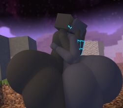 2boys big_ass big_butt blue_eyes butt curvy_male enderman feet hb_(hb_the_ender) hbtheender huge_ass huge_butt kissing males males_only minecraft tagme thick_thighs wide_hips