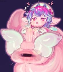 absurd_res anal_prolapse anthro anus belly blush bodily_fluids clothing cum cum_on_body cum_while_penetrated dildo ejaculation femboy footwear gaping gaping_anus genital_fluids genitals hair heart_symbol hi_res hikku himuro_ruki knee_highs knee_socks legwear male mythological_creature mythology penetration penis pink_body prolapse puffy_anus red_eyes ribbons sex_toy socks solo sweat urine urine_on_body vtuber