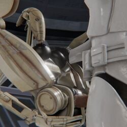anthro b1_battle_droid clone_trooper clone_wars cum disney droid droid_(star_wars) penetrable_sex_toy penetration robot robot_girl robot_humanoid sex sex_toy star_wars