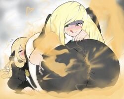 cynthia_(pokemon) fart fart_cloud fart_fetish lusamine_(pokemon) moonsobsessions