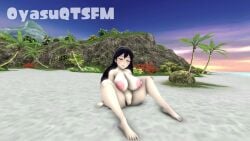 1girls 3d 3d_animation animated areolae ass barefoot beach big_ass big_breasts black_hair blush blush_lines breasts casual casual_nudity commission commissioner_upload completely_nude completely_nude_female female female_only flowing_hair full_body long_hair looking_at_viewer mari_(omori) naked naked_female nipples no_sex nude nude_female omori open_mouth open_smile oyasuqtsfm pussy shore sitting smile solo solo_female spread_legs tagme video waving waving_at_viewer