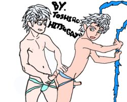 2boys bleach crossover dreamworks gay jack_frost jack_frost_(rise_of_the_guardians) male male_only paramount_pictures rise_of_the_guardians tagme toshiro_hitsugaya uncensored yaoi