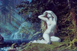 1girls female female_only fine_art literature lord_of_the_rings nienor_niniel nipples solo solo_female tagme the_silmarillion