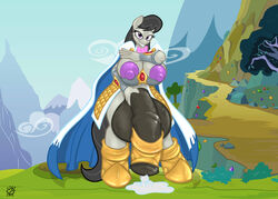 1futa 2013 anjuneko anthro anthrofied armor badgerben balls big_breasts black_hair breasts cape clothing cum dickgirl earth_pony equine friendship_is_magic fur furry futanari giant hair huge_breasts hyper hyper_balls hyper_breasts hyper_penis intersex looking_at_viewer my_little_pony octavia_melody penis pony purple_eyes solo solo_futa warhammer_(franchise) warhammer_40k what