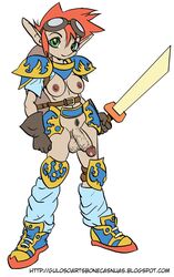 1futa futanari garoto_guloso rocket_knight_adventures solo_futa sparkster tagme