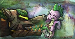 bcs friendship_is_magic my_little_pony spike spike_(mlp) timberwolf_(mlp)