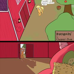 applejack_(mlp) big_macintosh_(mlp) clopper-dude comic earth_pony equine female friendship_is_magic fur male my_little_pony pony smooth_skin