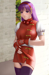 athena_asamiya king_of_fighters psycho_soldier purple_hair tagme