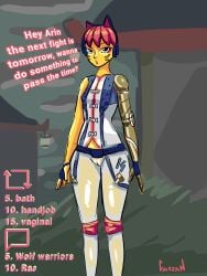 camel_toe cameltoe chszan_chan lego lego_ninjago ninjago ninjago:_dragons_rising sora_(ninjago) strip_game text twitter_strip_game_(meme)
