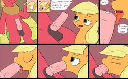 applejack_(mlp) big_macintosh_(mlp) clopper-dude comic earth_pony equine female friendship_is_magic fur incest male my_little_pony pony smooth_skin straight