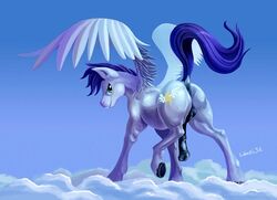 caboni32 equine friendship_is_magic fur furry furry_only male male_only my_little_pony pegasus penis soarin_(mlp) solo standing tagme wonderbolts_(mlp)