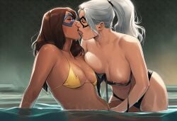 black cat (insomniac) from avengers by phophopho