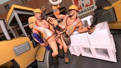 2boys 3d anal_penetration anal_sex boots bottomless engineer engineer_(team_fortress_2) erection functionally_nude furei garry's_mod gay glove goggle happy_sex hard_hat leg_on_shoulder legs_held_open male male_focus male_only male_urethral_insertion mostly_nude mouth_open penis_size_difference reflective_clothing screwdriver soldier soldier_(team_fortress_2) spread_legs team_fortress_2 thrusting_into_ass urethral_insertion utility_belt valve vest wide_eyed wrench