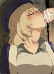 <1_second_video 1boy 1girls animated balls_deep big_penis blonde_hair blowjob blush censor_bar censored censored_penis deepthroat delicious_in_dungeon dungeon_meshi falin_touden fellatio female light-skinned_female light-skinned_male light_skin male/female messy mizumizuni no_sound oral penis penis_silhouette sex shorter_than_10_seconds silhouette silhouetted_penis straight sweat sweatdrop tagme throat_bulge throat_fuck vertical_video video wide_eyed x-ray