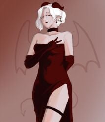 demon dress girl mineshield nikiwright sucubus