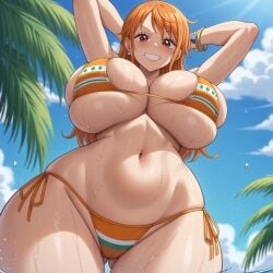 1girls ai_generated female female_only hips nami nami_(one_piece) one_piece self_upload shonen_jump solo tagme unjobdespiert