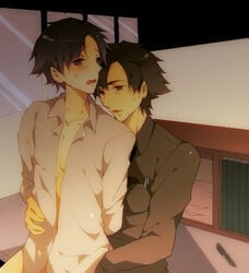 fate/stay_night fate/zero fate_(series) kariya_matou kiritsugu_emiya tagme yaoi