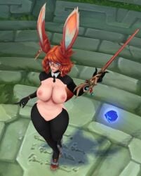 3d aurora_(league_of_legends) bunnysuit league_of_legends mod onothera