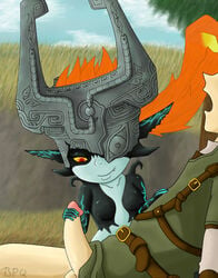 bpq00x handjob imp_midna link link_(twilight_princess) midna the_legend_of_zelda twilight_princess unseen_male_face