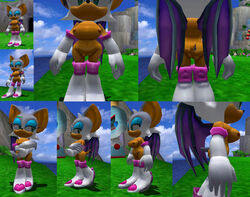 3d 3d_model bat boots breasts color day female female_only fur gloves mobian mobian_(species) mobian_bat mod nipples nude nude_mod outdoors polygon polygonal public_nudity rouge_the_bat sega solo sonic_(series) sonic_adventure_2 sonic_the_hedgehog_(series) standing tagme the_brave vulva