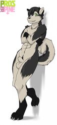 1boy anthro balls canine fur furry husk_(character) husky male male_only proserpine sheath solo