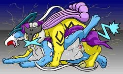 balls canine cum cum_in_pussy cum_inside dragon_soul_e electrostimulation female feral feral_on_feral from_behind hi_res high_resolution looking_at_viewer male nintendo orgasm penetration penis pokemon pokemon_(species) pussy raikou sex spreading straight suicune vaginal_penetration vectorized video_games