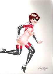 dalek-hal disney elastigirl helen_parr nipples pixar smooth_skin superheroine tagme the_incredibles