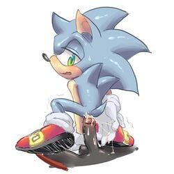 anal anal_sex anthro anus ass balls black blue_hair cum cum_in_ass cum_inside cumshot from_behind fur green_eyes hair hedgehog looking_back male male_only multiple_males orba orgasm penetration penis sega sex shadow_the_hedgehog sonic_(series) sonic_the_hedgehog yaoi