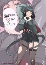 animal_ears blutgrart_(artist) female female_focus girl jane_doe_(zenless_zone_zero) tail zenless_zone_zero