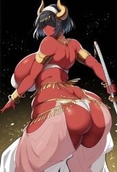 ai_generated ass_cleavage bandai bandai_namco butt_crack dan16369336 female female_only namco namco_bandai soul_calibur soul_calibur_vi tagme twitter_link yorha_2p