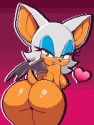 rouge the bat from sonic (series) by anonymous artist