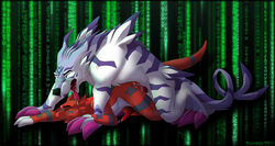 2boys anal anal_sex cum cum_in_ass cum_inside digimon digimon_(species) garurumon gay guilmon knot male male/male male_only rarakie tagme yaoi