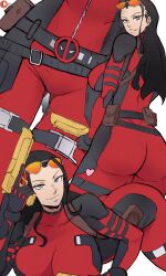 artist_name cosplay deadpool_&_wolverine_(2024) deadpool_(cosplay) female female_only foonie_xd human human_female human_only marvel marvel_cinematic_universe marvel_comics nico_robin one_piece shonen_jump tagme twitter_link weekly_shonen_jump weekly_shounen_jump