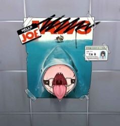 ah18 glory_hole jaws jaws_(film) ring_gag solo_male tagme tagme_(artist) tagme_(character) teeth teeth_showing tongue tongue_out