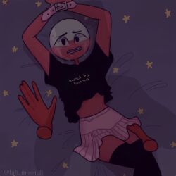 belt_bondage countryhumans crossdressing imminent_rape no_humans non-human non-human_only poland_(countryhumans) reichtangle_(countryhumans)