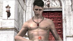 3d dante dante_(dmc:_devil_may_cry) devil_may_cry_(series) dmc:_devil_may_cry male male_nipples male_only penis solo tagme